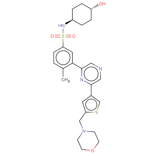 Chemical structure of BindingDB Monomer ID 364540