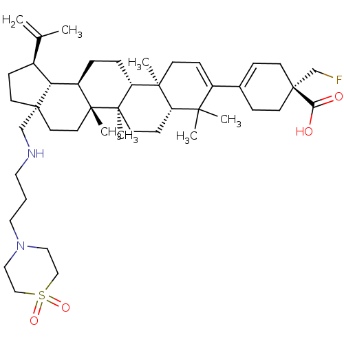 Chemical structure of BindingDB Monomer ID 372355