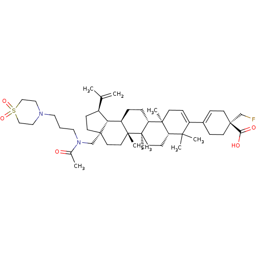 Chemical structure of BindingDB Monomer ID 372356