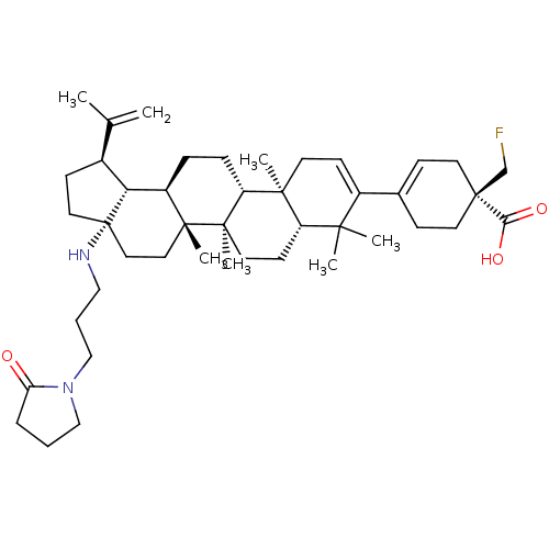 Chemical structure of BindingDB Monomer ID 372365