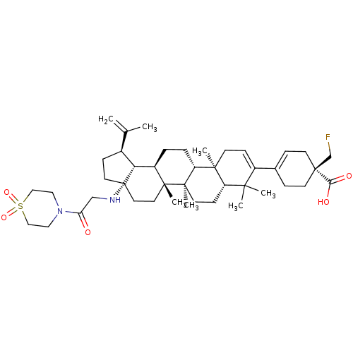 Chemical structure of BindingDB Monomer ID 372374