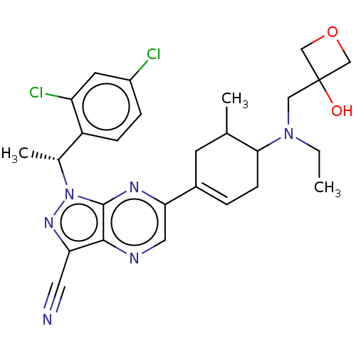 Chemical structure of BindingDB Monomer ID 374711