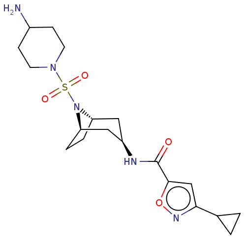 Chemical structure of BindingDB Monomer ID 378511