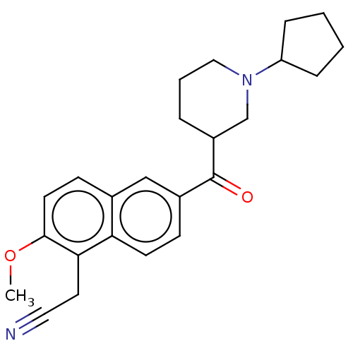 Chemical structure of BindingDB Monomer ID 383545