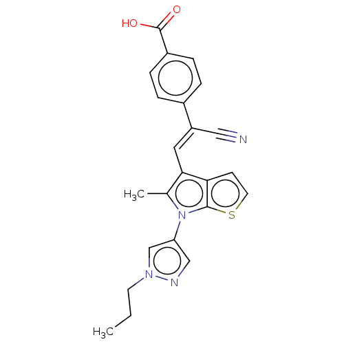 Chemical structure of BindingDB Monomer ID 389164