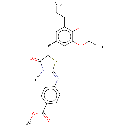 Chemical structure of BindingDB Monomer ID 391615