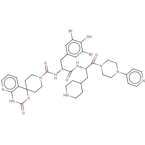 Chemical structure of BindingDB Monomer ID 391729