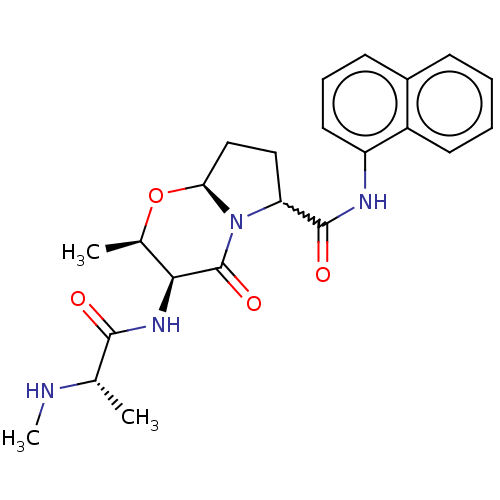 Chemical structure of BindingDB Monomer ID 391815