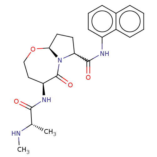 Chemical structure of BindingDB Monomer ID 391817
