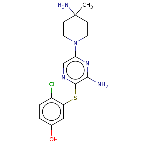 Chemical structure of BindingDB Monomer ID 392071