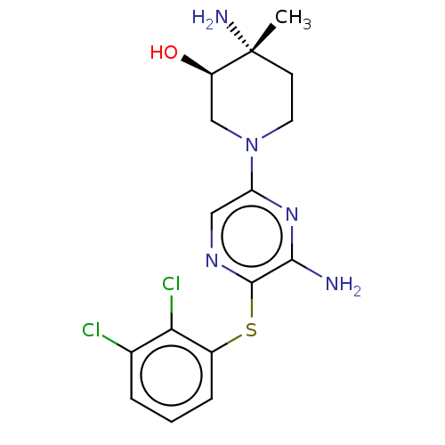 Chemical structure of BindingDB Monomer ID 392342