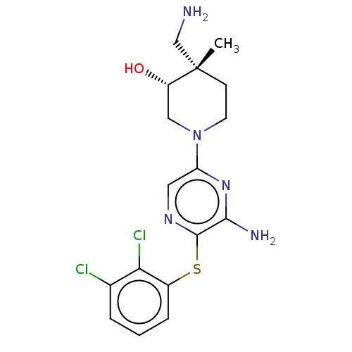 Chemical structure of BindingDB Monomer ID 392346