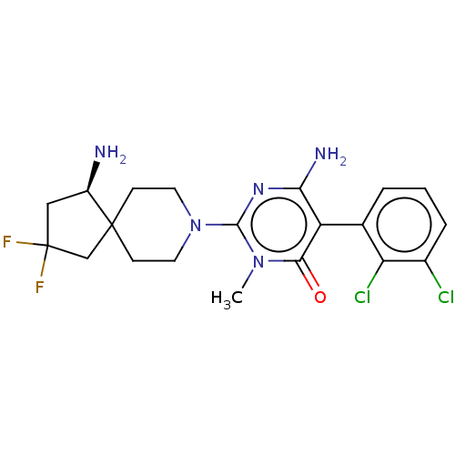 Chemical structure of BindingDB Monomer ID 396035