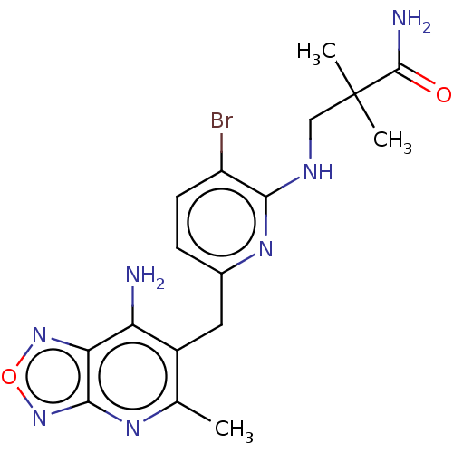 Chemical structure of BindingDB Monomer ID 396221