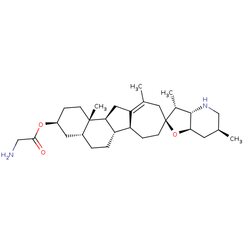 Chemical structure of BindingDB Monomer ID 396283
