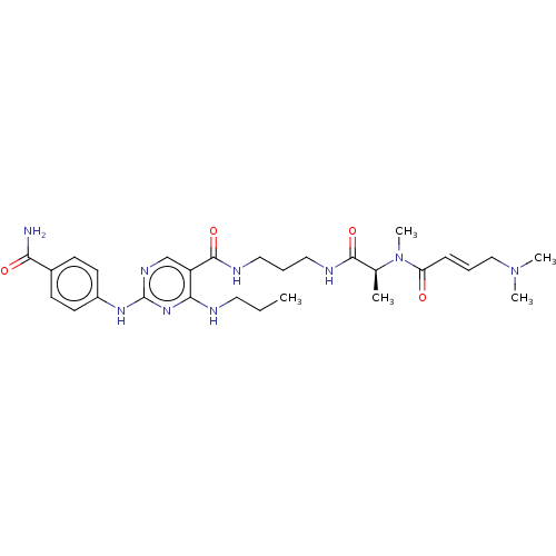 Chemical structure of BindingDB Monomer ID 397415