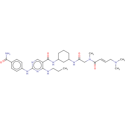 Chemical structure of BindingDB Monomer ID 397416