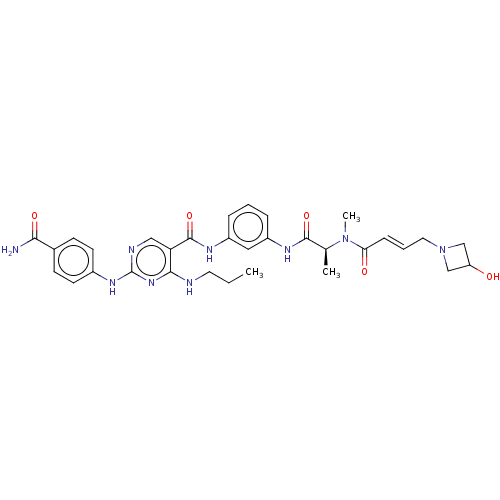 Chemical structure of BindingDB Monomer ID 397422
