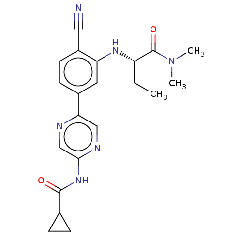 Chemical structure of BindingDB Monomer ID 397654