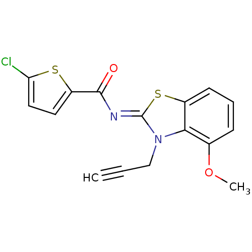 Chemical structure of BindingDB Monomer ID 43007