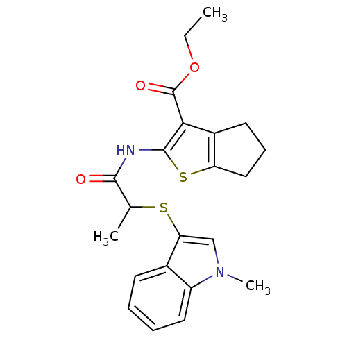 Chemical structure of BindingDB Monomer ID 43083