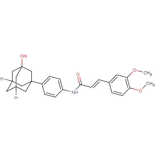 Chemical structure of BindingDB Monomer ID 43412