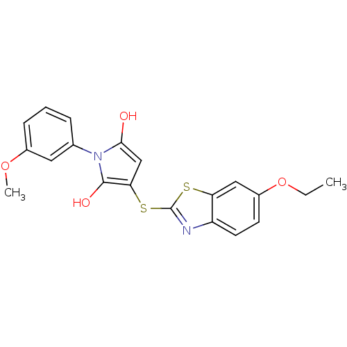 Chemical structure of BindingDB Monomer ID 43872