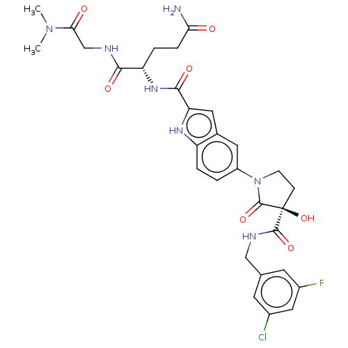 Chemical structure of BindingDB Monomer ID 401284