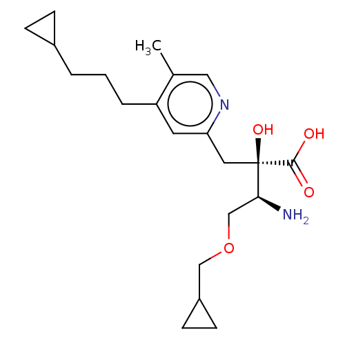 Chemical structure of BindingDB Monomer ID 401347