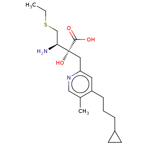 Chemical structure of BindingDB Monomer ID 401354
