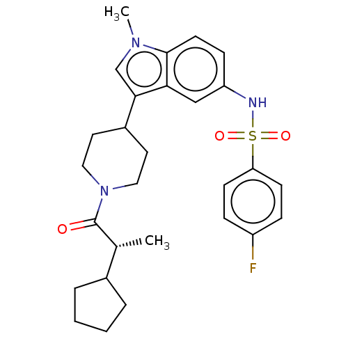 Chemical structure of BindingDB Monomer ID 411391