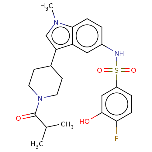 Chemical structure of BindingDB Monomer ID 411407