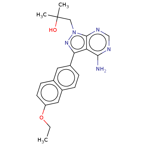 Chemical structure of BindingDB Monomer ID 416540