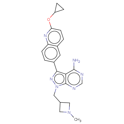 Chemical structure of BindingDB Monomer ID 416574