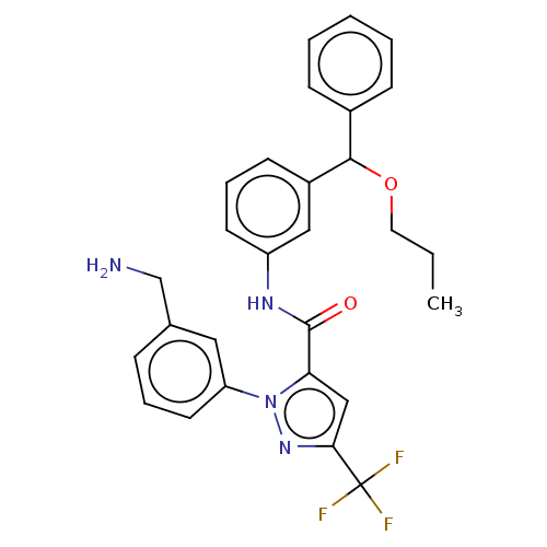 Chemical structure of BindingDB Monomer ID 416765