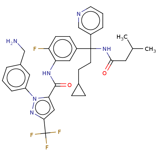 Chemical structure of BindingDB Monomer ID 416986