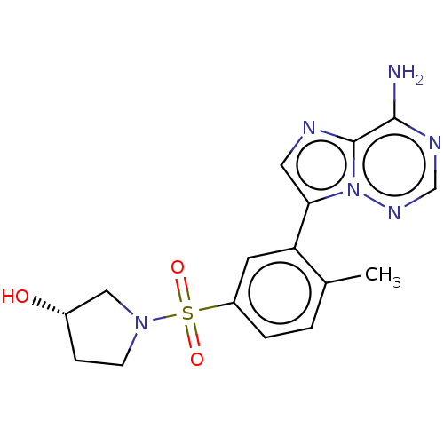 Chemical structure of BindingDB Monomer ID 421154
