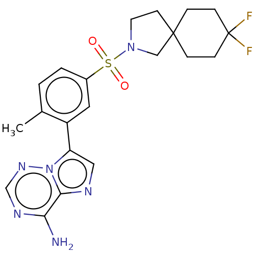 Chemical structure of BindingDB Monomer ID 421164