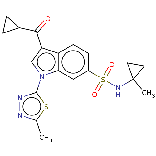 Chemical structure of BindingDB Monomer ID 421540