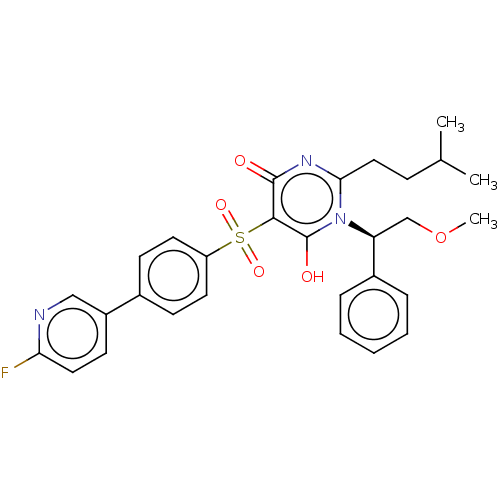 Chemical structure of BindingDB Monomer ID 422292