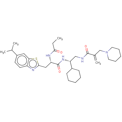 Chemical structure of BindingDB Monomer ID 423134