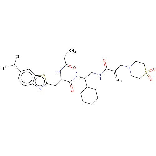 Chemical structure of BindingDB Monomer ID 423139