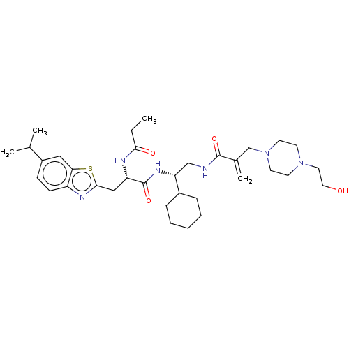 Chemical structure of BindingDB Monomer ID 423140
