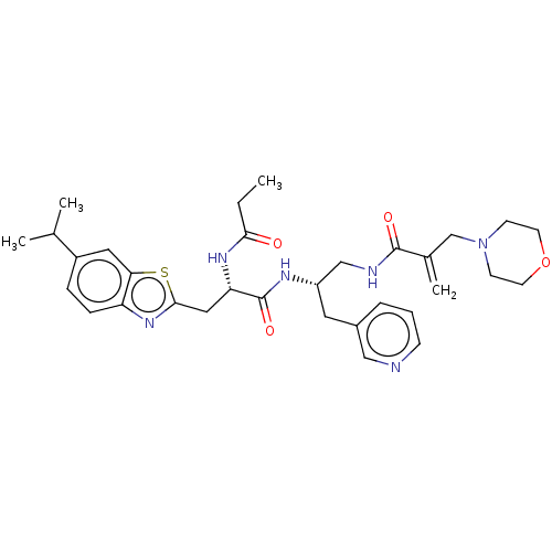 Chemical structure of BindingDB Monomer ID 423145