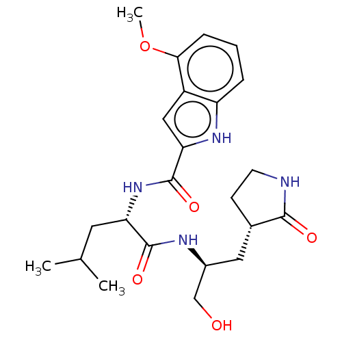 Chemical structure of BindingDB Monomer ID 423460