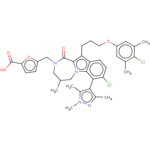 Chemical structure of BindingDB Monomer ID 429035