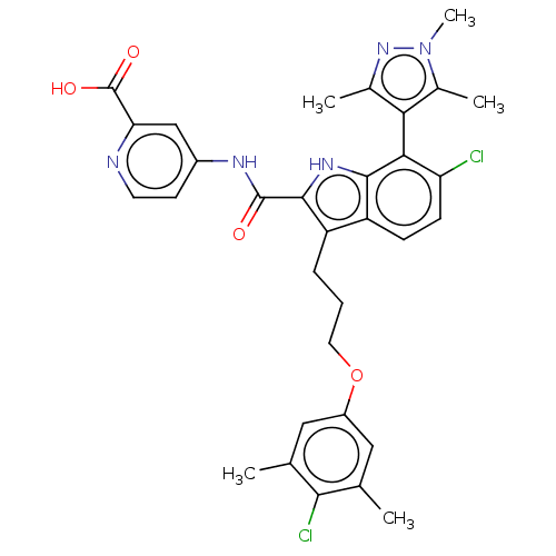 Chemical structure of BindingDB Monomer ID 429082