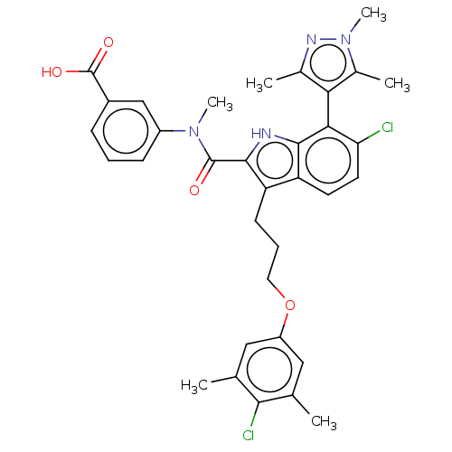 Chemical structure of BindingDB Monomer ID 429089