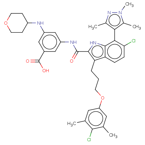 Chemical structure of BindingDB Monomer ID 429107