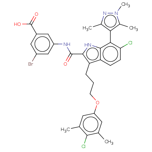 Chemical structure of BindingDB Monomer ID 429115